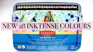 Derwent New 100 Inktense Pencil Set   Unboxing & First Impressions