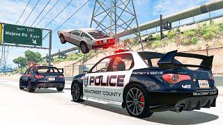 Police Car Chases #47 - BeamNG DRIVE  SmashChan