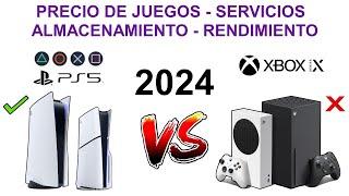 2024 Puntos deviles y fuertes de XBOX Series VS PS5. Playstation 5 VS XBOX series XS.