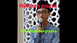 Hikmah manfaat berpuasa ramadhan