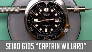Seiko 6105 Captain Willard Vintage Watch Restoration