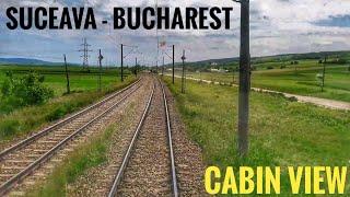 Train CABVIEW  SuceavaBurdujeni-BucureștiBucharest M500M300 Romania locomotive drivers view