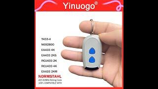 Yinuogo - YNG170 - How to program NORMSTAHL EA433 2KM 2K 4K RCU433 2K 4K T433-4 N002800 Remote ?