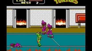 NES Longplay - Teenage Mutant Ninja Turtles II The Arcade Game a