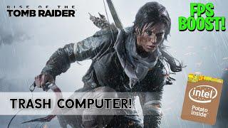 ROTTR FPS boost on a Trash Computer  Intel Celeron + Nvidia 