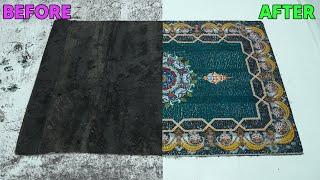 Satisfying Videos - The Dirtiest Carpet Carpet Cleaning Satisfying Rug Cleaning ASMR