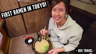 Bus from Kyoto to TOKYO  Japan Travel Vlog
