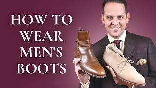 How To Wear Men’s Boots 101 - 5 Best Boot Styles Chukka Chelsea Jodhpur Balmoral & Winter Boots