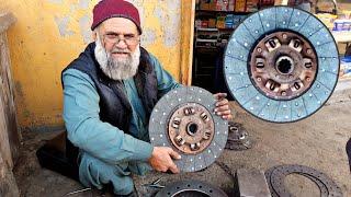 90 Year Old Man Repair Clutch Plate  Amazing Restoration Old Truck Clutch Plate #restoration