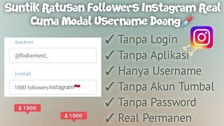 Cara Cepat Menambah Ratusan Followers Instagram Tiktok Tanpa Unduh Apk‼️