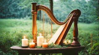 Relaxing Harp Music Peaceful Bird Sounds Calming Music for Stress Relief