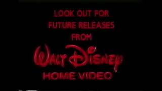 Look Out for Future Releases from Walt Disney Home Video ident 1994 UK