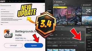 FINALLY 3.4 NEW UPDATE IS HERE - WHAT NEW CHANGES ??? 120 FPS IN BGMI ??? ParasOfficial