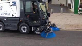 Thanets new mechanical street sweepers in action