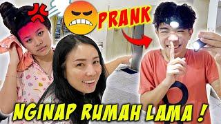 24 JAM NGINAP DI RUMAH LAMA KENA PRANK XAVIER & PAPA  Vlog Lucu  CnX Adventurers