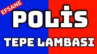 Polis Çakar Lambası  Polis Lambası  Tepe Lambası  Kırmızı Mavi  Polis Sireni