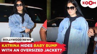 Katrina Kaif tries to HIDE baby bump with an oversized jacket?