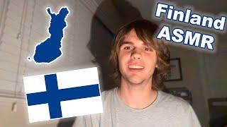 ASMR  All About Finland Flash Cards Book Tapping Google Earth