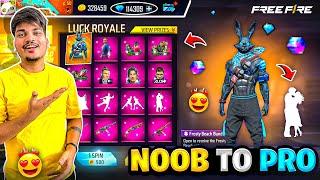 Free Fire Toughest Noob To Pro ChallengeSpending 12000 Diamonds In Events -Garena Free Fire