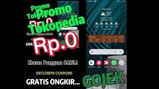 Cara pesan produk di TOKOPEDIA Nol Rupiah dan GRATIS Ongkir Nol Rupiah Gojek #Khususpenggunabaru