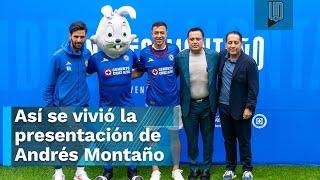 Así se vivió la presentación de Andrés Montaño con Cruz Azul Víctor Velázquez le dio la bienvenida