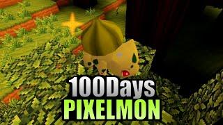 I Spent 100 DAYS In Minecraft Pixelmon  Crazy Adventure