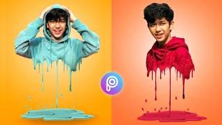 PicsArt Realistic Dripping Effect Tutorial  PicsArt New Editing Style