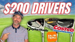 3 BUDGET DRIVERS Ranked Kirkland Temu & TaylorMade