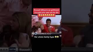 Russell Wilson’s ex girlfriend thought she was set for life  #shorts