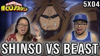 MY HERO ACADEMIA Season 5 Episode 4 REACTION SHINSO VS BEAST REVIEW