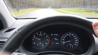 Hyundai i30 PD 2017 AEB automatic emergency braking test with stationary car