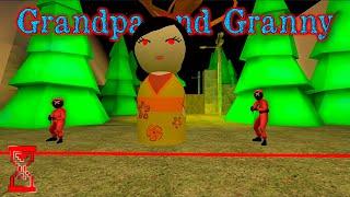 Новая миссия Игра в Кальмара  Grandpa And Granny Escape House