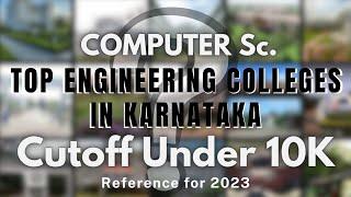 Cutoff Marks for CSE in Top Engineering Colleges of Karnataka  Through K-CET Examination  2023 