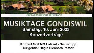Gondiswiler Musiktag 2023 – Konzert Nr. 6 MG Lotzwil-Niederbipp – Two Kinds of Happiness