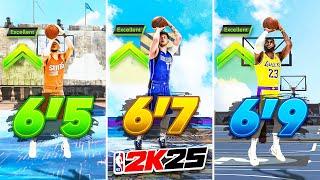 NBA 2K25 BEST JUMPSHOTS for 6’5-6’9 BUILDS All 3 PT Ratings Best Shooting Tips & Settings in 2K25