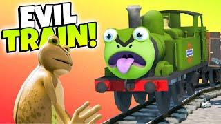 Frog Summoned The EVIL Train - Amazing Frog