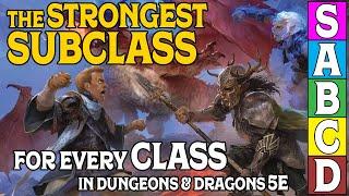 The Strongest Subclasses for Every Class in Dungeons and Dragons 5e