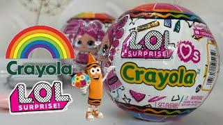 Lol Surprise Crayola   #unboxingtoys #collectlol #lolsurprise #toys #crayola #barbie #doll