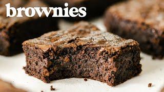 The Perfect BROWNIE - How to Make FUDGY Crackly-Top Brownies