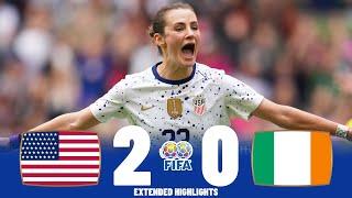 USA vs Ireland  Highlights  Womens International Friendly 08-04-2023