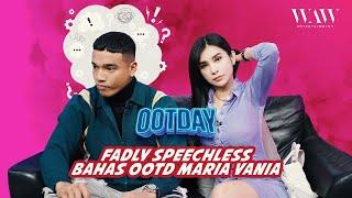 GAK FOKUS FADLY FAISAL SAMPE GAK TAU BEDA BIRU DAN UNGU BAJU MARIA VANIA  OOTDAY