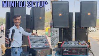 Mini Dj setup  best quality  1 amplifier  1 DJ mixer 12 channel  2 top  ￼ full set up ￼￼￼