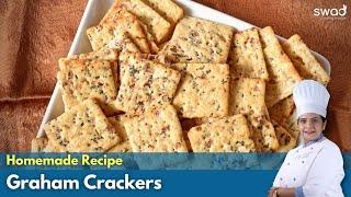 Homemade Graham Cracker Crust Recipe  How to bake the perfect cheesecake crust  Tea time snack