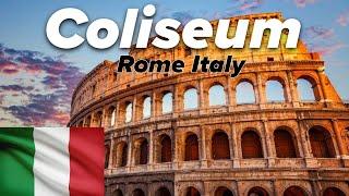  COLISEUM IN ROME ITALY  WALKING TOUR VIDEO  Remastered   4K ULTRA HD  #travel #italy #rome