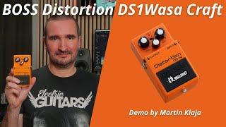 Boss  DS1W Distortion Wasa Craft  Demo by Martin Klaja