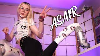 ASMR with foot Unusual triggers   My socks relaxing sounds #2