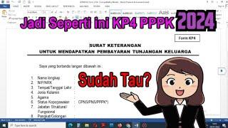 Cara Membuat KP4 PPPK Terbaru 2024 #pppk