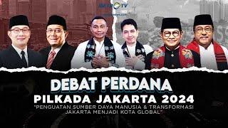 DEBAT PERDANA PILKADA JAKARTA 2024 RK-SUSWONO VS DHARMA-KUN VS PRAMONO-RANO