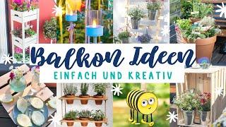 Besondere Balkon Ideen  DIY Balkon einfach gestalten mit wenig Geld und Platz  TRYTRYTRY