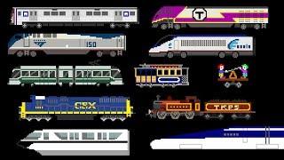 Railway Vehicles - Trains and Subways - The Kids Picture Show Fun & Educational Learning Video